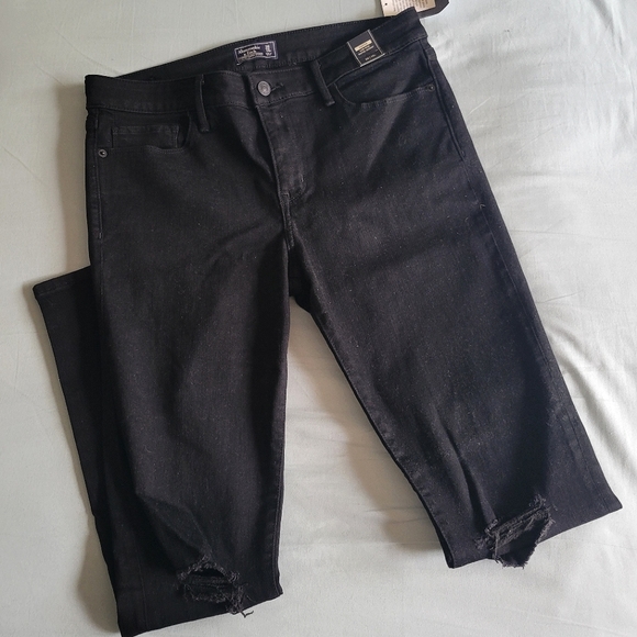 NWT A&F 30/ 10R Harper style black - Picture 1 of 9